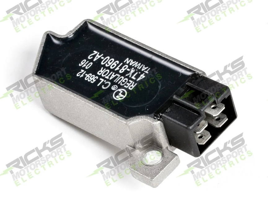 Rick's Motorsports Electrics Universal OEM Style Rectifier-Regulator for Yamaha XT250 '05-20, FZR400 '86-95, FZR600 '86-16, TDM850 '91-01 Rick's Motorsports Electrics Universal OEM Style Rectifier-Regulator for Yamaha XT250 '05-20, FZR400 '86-95, FZR600 '86-16, TDM850 '91-01